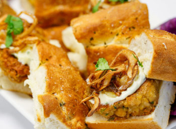 Let’s Cook with the Humane Society: Garbanzo Bean Sliders, Plus DIY “Mayo”
