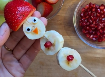 Let’s Make Banana Snowmen!